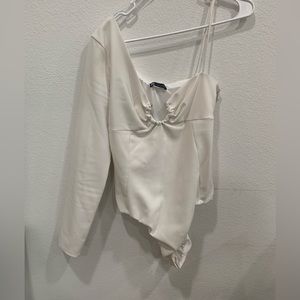 White Zara bodysuit